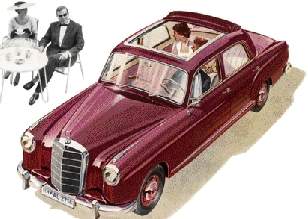 Mercedes Benz 219 verkoopfolder 1958